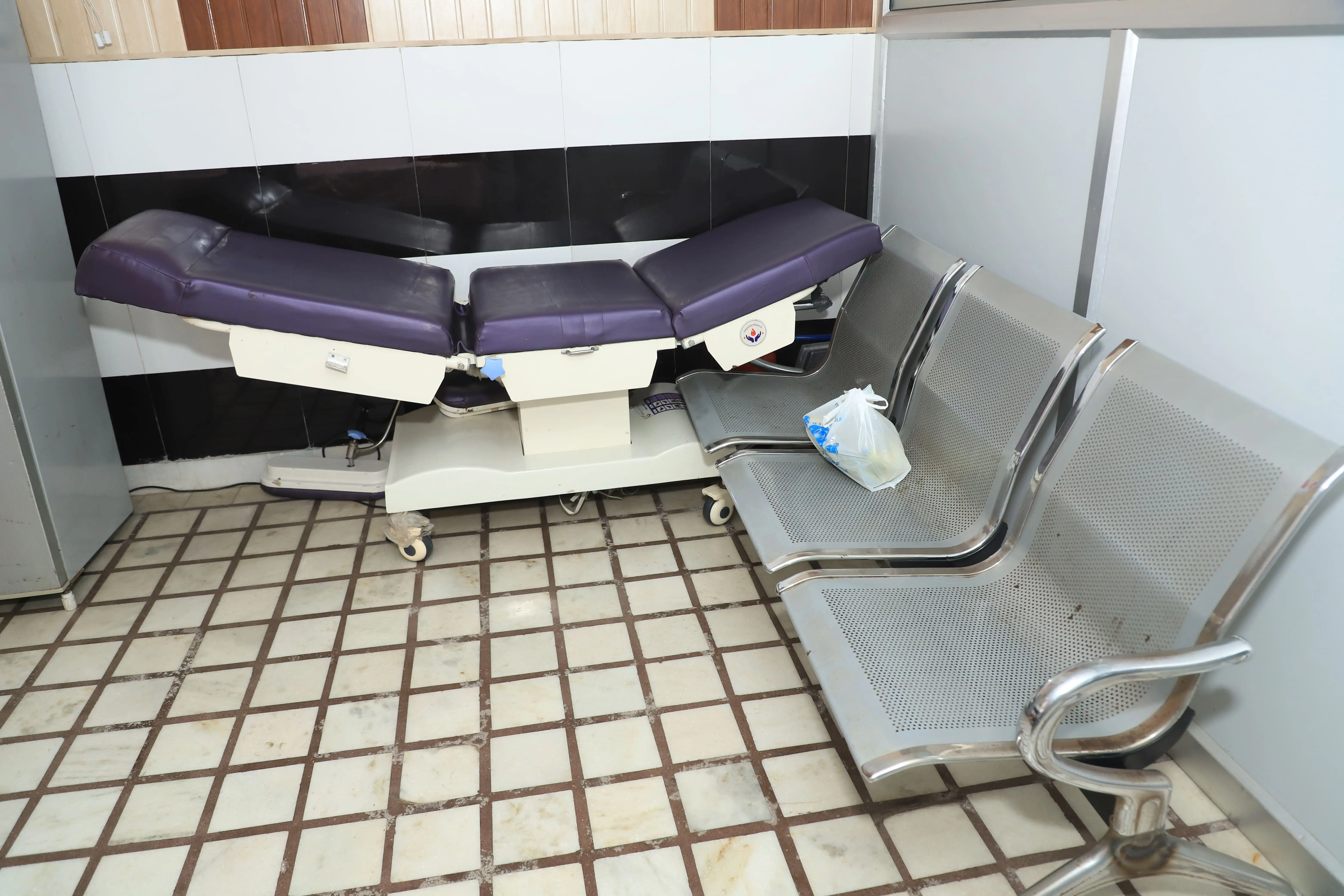 Blood bank clinical space at Manav Seva Sangam Hospital